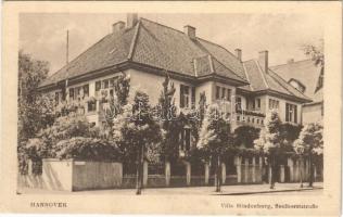 Hannover, Seelhorststraße, Villa Hindenburg / Hindenburgs villa