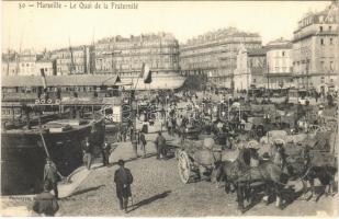 Marseille, Le Quai de la Fraternité / quay, tram, steamship