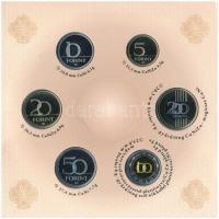 2016. 5Ft-200Ft (6xklf) forgalmi sor szettben + 2016. 50Ft "Hetvenéves a Forint" T:PP sérü...