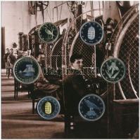 2016. 5Ft-200Ft (6xklf) forgalmi sor szettben + 2016. 50Ft "Hetvenéves a Forint" T:PP sérü...