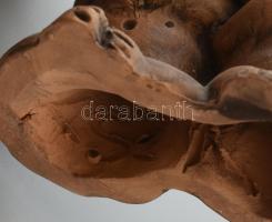 Antalfiné Szente Katalin: Ördögök, kerámia, hibátlan, jelzett, m: 10cm