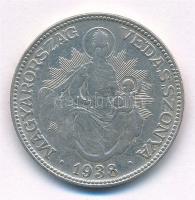 1938. 2P Ag "Madonna" T:3 Adamo P7