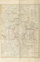 Charte vom Königreich Bayern Prag, 1813. Bajorország térképe. Határszínezett rézmetszetű térkép / Map of Bayern, hand colored copper plate engraving 40x29 cm