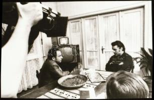 cca 1979 Papp László (1926-2003) ökölvívó, 4 db NEGATÍV, Fekete György (1904-1990) budapesti fénykép...