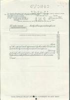 USA 1964. "Rockwell-Standard Corporation" részvénye (6x) 3x2 egymásutáni sorszámmal