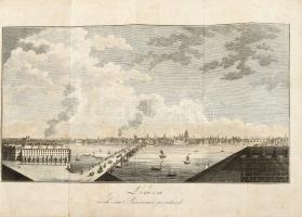cca 1850 London rézmetszetű látképe 32x17 cm