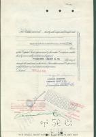 USA 1959. "Walworth Company" részvénye (1x) + 1965. "Rockwell-Standard Corporation&qu...