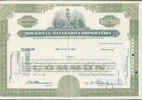 USA 1959. "Walworth Company" részvénye (1x) + 1965. "Rockwell-Standard Corporation&qu...