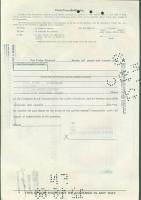 USA 1968. "Foote,Cone&Belding Inc." részvénye (6x) 2x3 egymásutáni sorszámmal