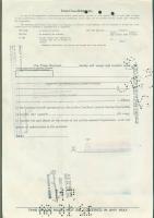 USA 1968. "Foote,Cone&Belding Inc." részvénye (6x) 2x3 egymásutáni sorszámmal