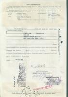 USA 1968. "Foote,Cone&Belding Inc." részvénye (6x) 2x3 egymásutáni sorszámmal