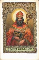 Szent Gellért. Rigler József Ede R.J.E. 16/7. / Der Heilige Gerhard / Saint Gerard of Csanád s: Kátainé Helbing Aranka (EB)