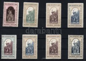 1896 Millenniumi levélzáró sor 8 db