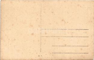 Megfigyelő ballon (sárkányballon) katonákkal / K.u.K. (Austro-Hungarian) military observation balloo...