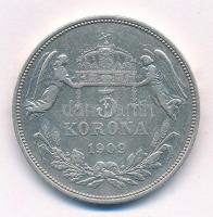1909KB 5K Ag "Ferenc József" T:2-,3 Adamo K7