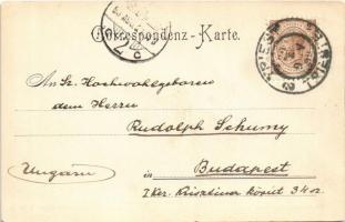 1899 SMS Saida Schraubenkorvette. Ein Teil des Reinerträgnisses ist der Marinekirche in Pola gewidme...