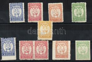 1924 Magyar Lovas Egylet sor és változatok 10 db