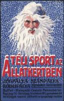Téli sport az Állatkertben Litho