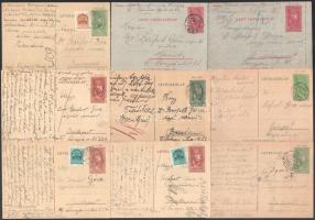 cca 1936-1941 Dr. Seifert Gézának, a későbbi budapesti izraelita hitközség alelnökének címzett levelezőlapok, 32 db