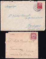 cca 1935 3 db Heller Bernátnak (orientalista, rabbi) címzett levél, az egyik Dr. Schulz Fülöp főrabbitól