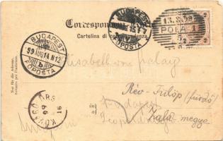 1899 SMS Kaiserin Elisabeth az Osztrák-Magyar Haditengerészet Ferenc József-osztályú védett cirkálój...