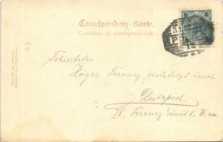 1902 SMS Szigetvár az Osztrák-Magyar Haditengerészet Zenta-osztályú védett cirkálója / K.u.K. Kriegs...