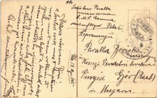 1915 Beschießung von Antivari durch eine österreichisch-ungarische Flottendivision am 18. Sept. SMS ...