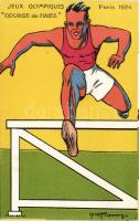 1924 Paris Olympic games postcard