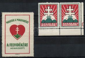 1921 A Felvidékért adakozott! + Vissza a Magyarokhoz! pár