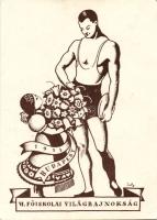 1935 VI. Főiskolai Világbajnokság / College WC. So Stpl.