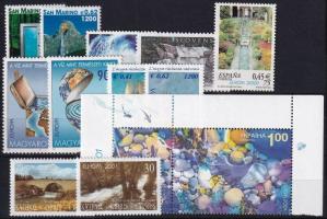 Europa CEPT lot, 48 stamps + 1 block Europa CEPT kis összeállítás 2001-ből, 48 bélyeg + 1 blokk 3 st...