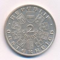 Ausztria 1928. 2Sch Ag "100 éve halt meg Schubert" T:1- Austria 1928. 2 Schilling Ag "...
