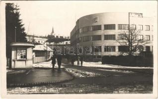 Ungvár, Uzshorod, Uzhhorod, Uzhorod; utca télen / street view in winter. photo + 1938 Ungvár visszatért So. Stpl.