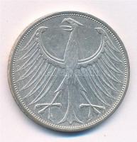 NSZK 1974J 5M Ag T:2 GFR 1974J 5 Mark Ag C:XF
Krause KM# 112