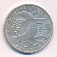 NSZK 1972F 10M Ag "Olimpia-München / Csomó" T:2 FRG 1972F 10 Mark Ag "Olymics Munich / Knot" C:XF Krause KM# 131