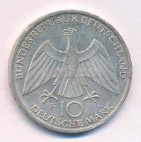 NSZK 1972F 10M Ag "Olimpia-München / Csomó" T:2 FRG 1972F 10 Mark Ag "Olymics Munich ...