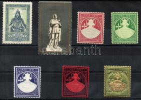 1938 Szent Imre dombornyomású sor + 2 db