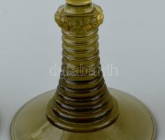 9 darabos Römer iparművész pohár gyűjtemény, klf méretben, alakban