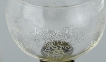 9 darabos Römer iparművész pohár gyűjtemény, klf méretben, alakban