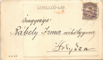 1900 Rimaszombat, Rimavská Sobota; művészlap / art postcard (EK)