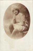 1911 Kassa, Kosice; gyerek / child. photo