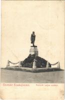 1907 Érsekújvár, Nové Zámky; Kossuth Lajos szobor. Adler József kiadása / monument, statue (fl)