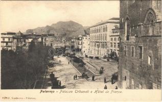 Palermo, Palazzo Tribunali e Hotel de France / court, hotel