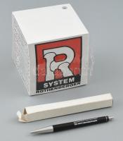 Rotring golyóstoll + Rothenberger írókocka, használatlan