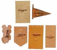 Szovjetunió ~1970-1980. 6db klf fém jelvény, közte 1980. "Moszkvai olimpia" T:2
Soviet Un...