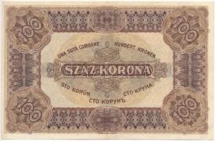 1920. 100K "Orell Füssli Zürich" nyomdahely jelöléssel T:III szép papír Adamo K29