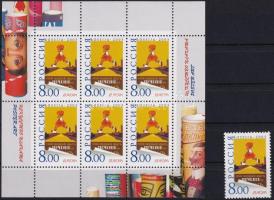 CEPT Europa: poster art stamp + minisheet, Europa CEPT: plakátművészet bélyeg + kisív