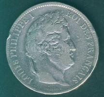 Franciaország 1831A 5Fr Ag T:3/3- k. ph.