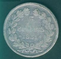 Franciaország 1831A 5Fr Ag T:3/3- k. ph