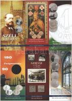 2010-2018. 48db színes MNB tájékoztató emlékpénzekhez